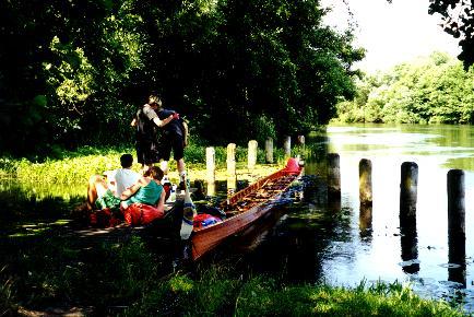 Pause bei 34 Grad an der Drahendorfer Spree