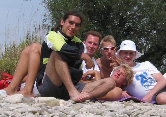 Gruppenfoto: Darius, Nicolas, Mojo, Jonas, Otto