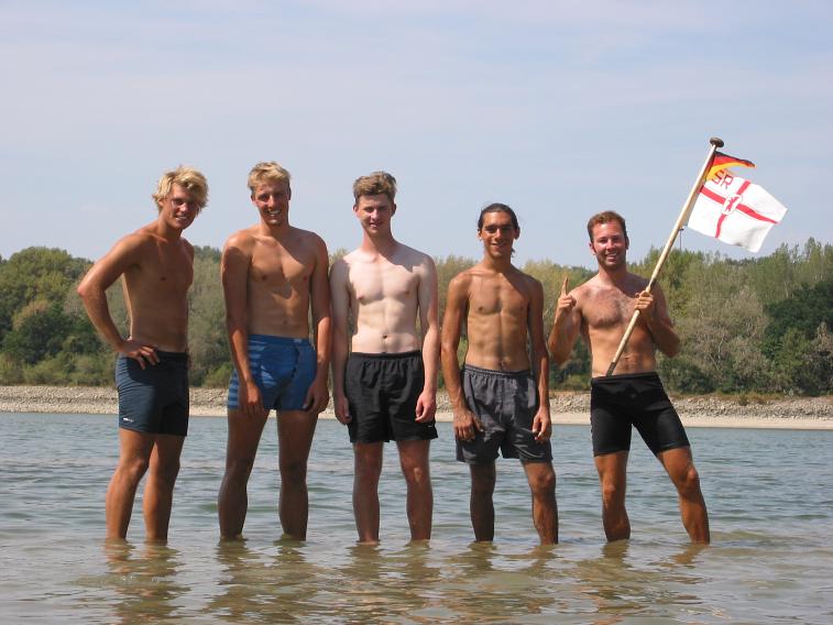 Gruppenfoto: Otto, Mojo, Jonas, Darius, Nicolas