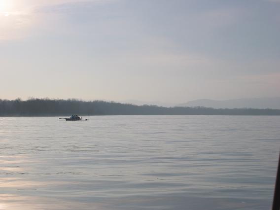 Vierer auf der Donau