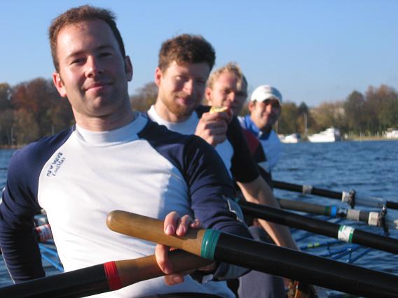 Nicolas, Robin, Nils und Yukio