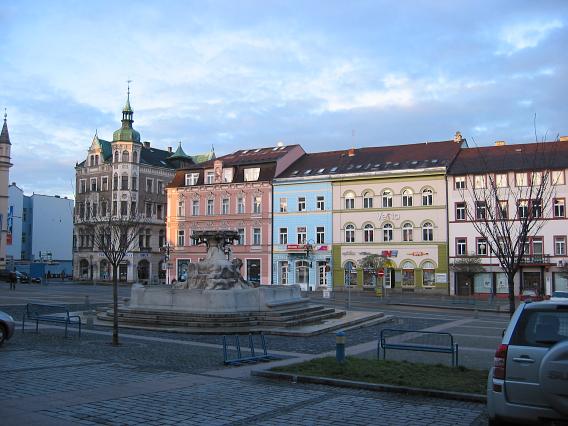 Marktplatz in Decin