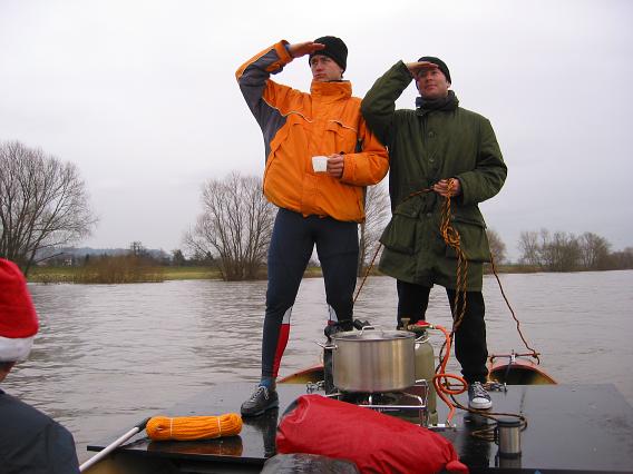 Die Steuerleute der Barke: Steffen und Nicolas