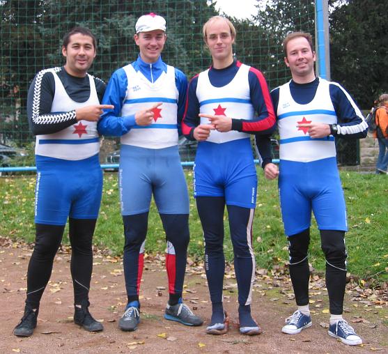 Yukio, Steffen, Leif und Nicolas