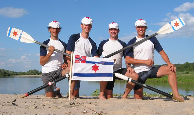 Gruppenfoto: Darius, Steffen, Nicolas, Otto