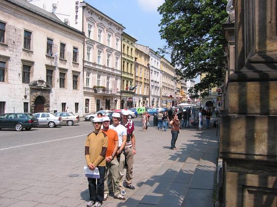Krakau: Darius, Nicolas, Otto, Steffen