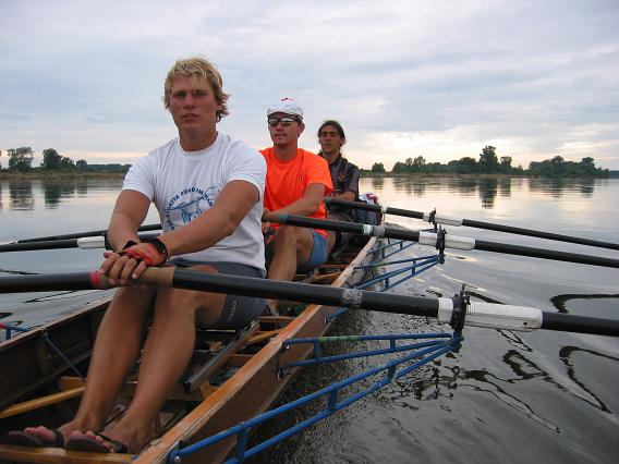 Auf der Weichsel hinter Kazimierz (Otto, Steffen, Darius)
