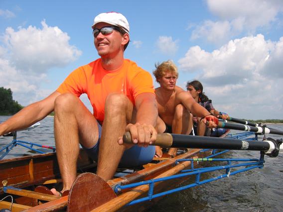 Steffen, Otto und Darius auf der Weichsel
