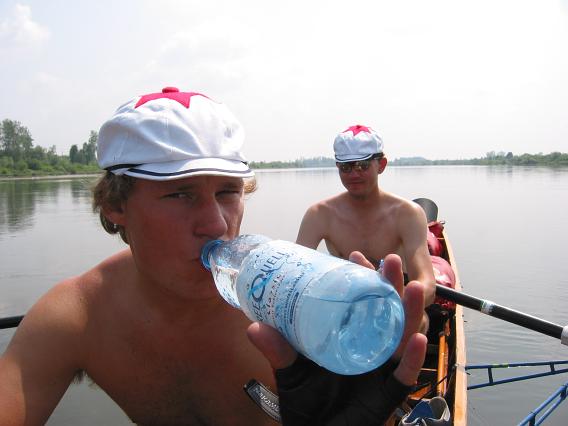 Otto und Steffen auf der Weichsel