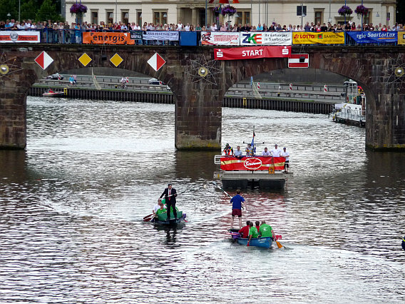 Saarspektakel mit Fischerstechen in Saarbrücken
