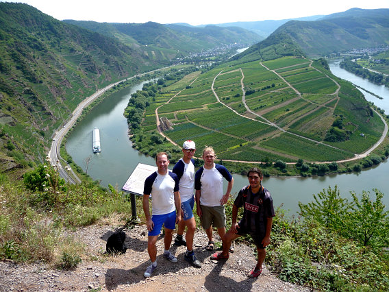 Blick vom Calmont auf die Mosel